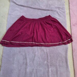 American Eagle Outfitters Burgundy Skirt
